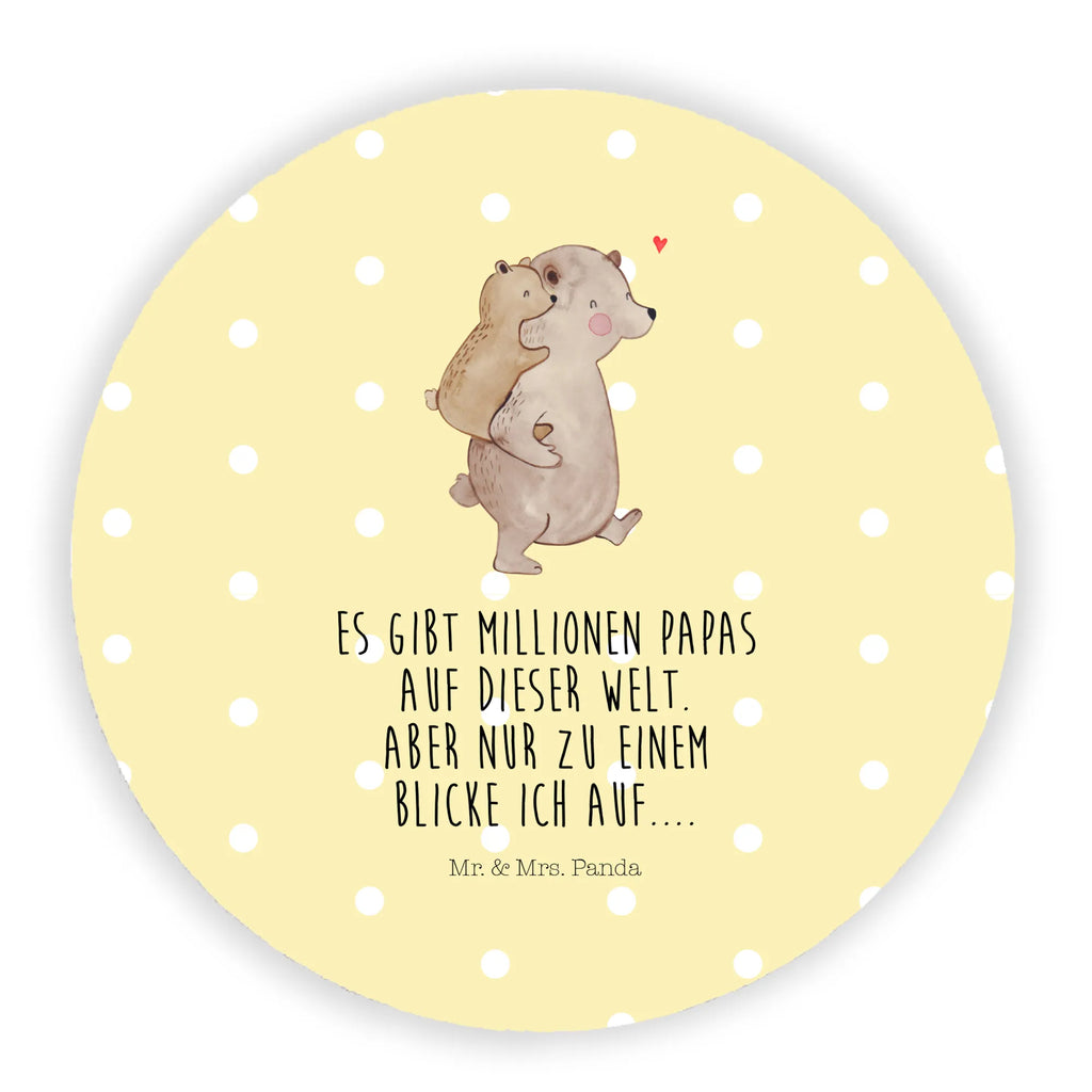 Rund Magnet Papa Bär Whiteboard Magnet, Dekomagnet, Motivmagnete, Kühlschrank Dekoration, Pinnwandmagnet, Notiz Magnet, Souvenir Magnet, Kühlschrankmagnet, Familie, Vatertag, Muttertag, Bruder, Schwester, Mama, Papa, Oma, Opa, Vati, Papi, Vater, Geburtstag, Onkel, Geschenk