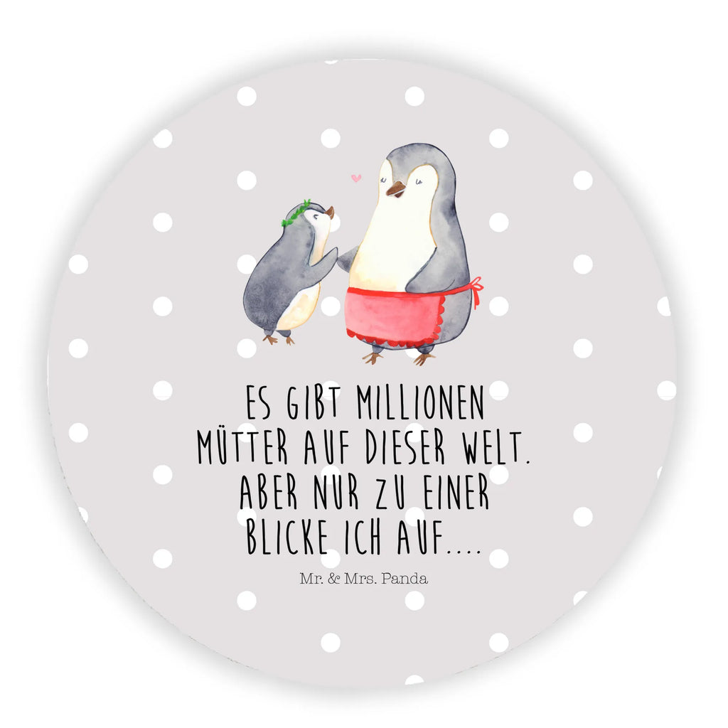 Round magnet Penguin with child Kühlschrankmagnet, magnete, rundmagnet, kühlschrankmagnete, Oma, Opa, Muttertag, Familie, Schwester, Bruder, Vatertag, Mama, Papa, Mami, Geschenk, Geburststag, Mutter, Mutti