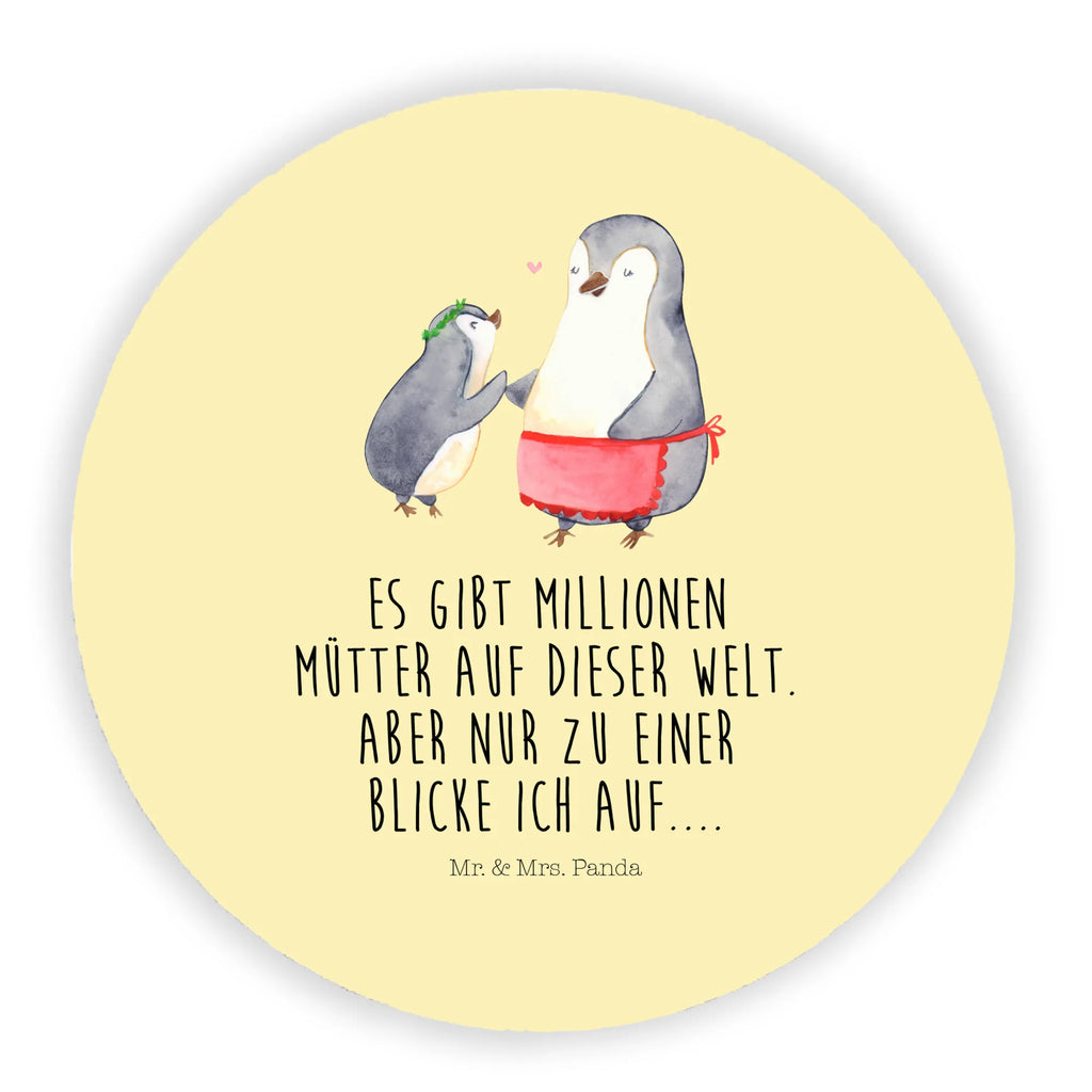 Round magnet Penguin with child Kühlschrankmagnet, magnete, rundmagnet, kühlschrankmagnete, Oma, Opa, Muttertag, Familie, Schwester, Bruder, Vatertag, Mama, Papa, Mami, Geschenk, Geburststag, Mutter, Mutti