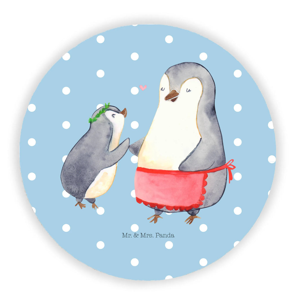 Round magnet Penguin with child Kühlschrankmagnet, magnete, rundmagnet, kühlschrankmagnete, Oma, Opa, Muttertag, Familie, Schwester, Bruder, Vatertag, Mama, Papa, Mami, Geschenk, Geburststag, Mutter, Mutti
