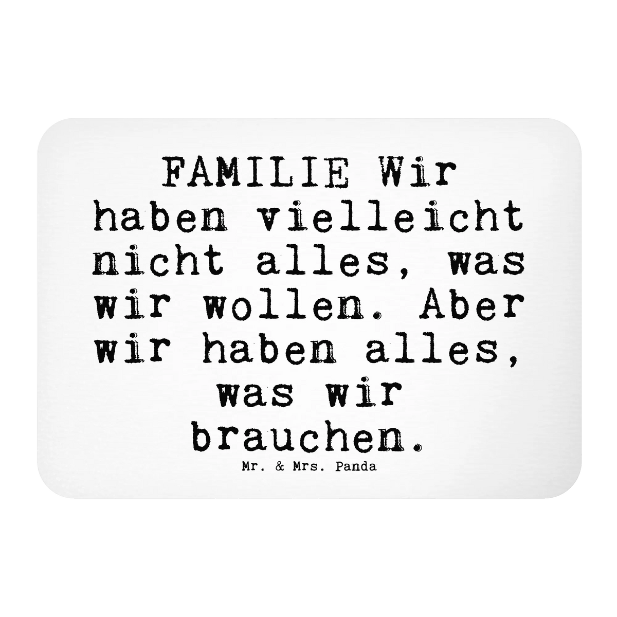 Magnes FAMILIE Wir haben vielleicht... Przysłowie, przysłowia, zabawne przysłowia, mądrości, cytaty, prezenty z przysłowiami