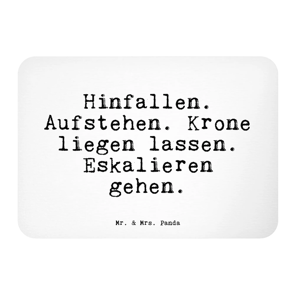 Magnes Hinfallen. Aufstehen. Krone liegen... Przysłowie, przysłowia, zabawne przysłowia, mądrości, cytaty, prezenty z przysłowiami