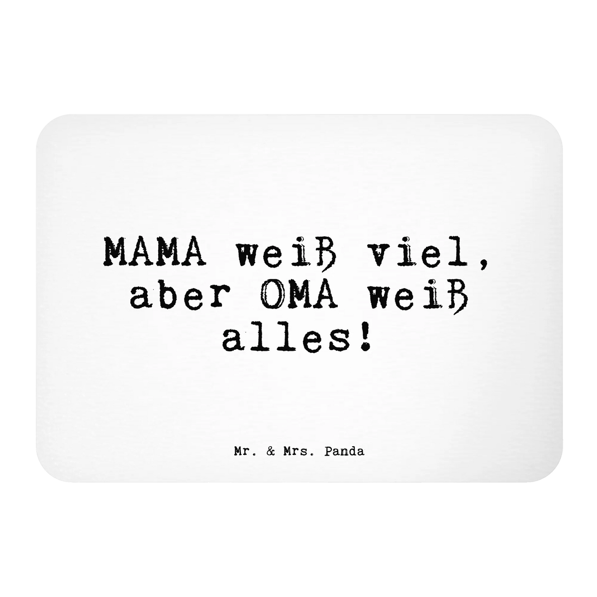 Magnes MAMA weiß viel, aber... Przysłowie, przysłowia, zabawne przysłowia, mądrości, cytaty, prezenty z przysłowiami