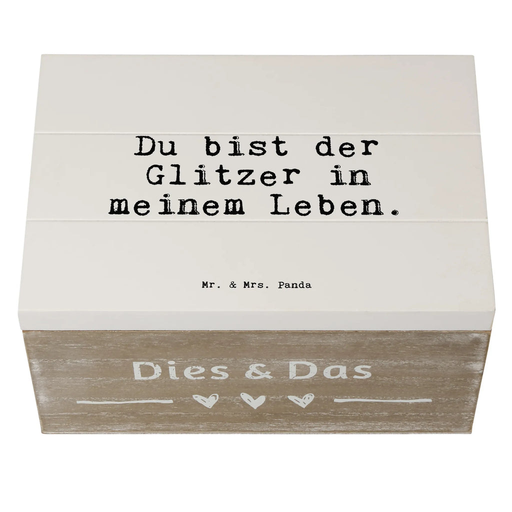 Holzkiste Sprüche und Zitate Du bist der Glitzer in meinem Leben. Geschenkdose, Erinnerungsbox, Aufbewahrungsbox, Schatzkiste, Erinnerungskiste, Dekokiste, Holzkiste, XXL, Geschenkbox, Truhe, Schatulle, Kiste, Spruch, Sprüche, lustige Sprüche, Weisheiten, Zitate, Spruch Geschenke, Spruch Sprüche Weisheiten Zitate Lustig Weisheit Worte