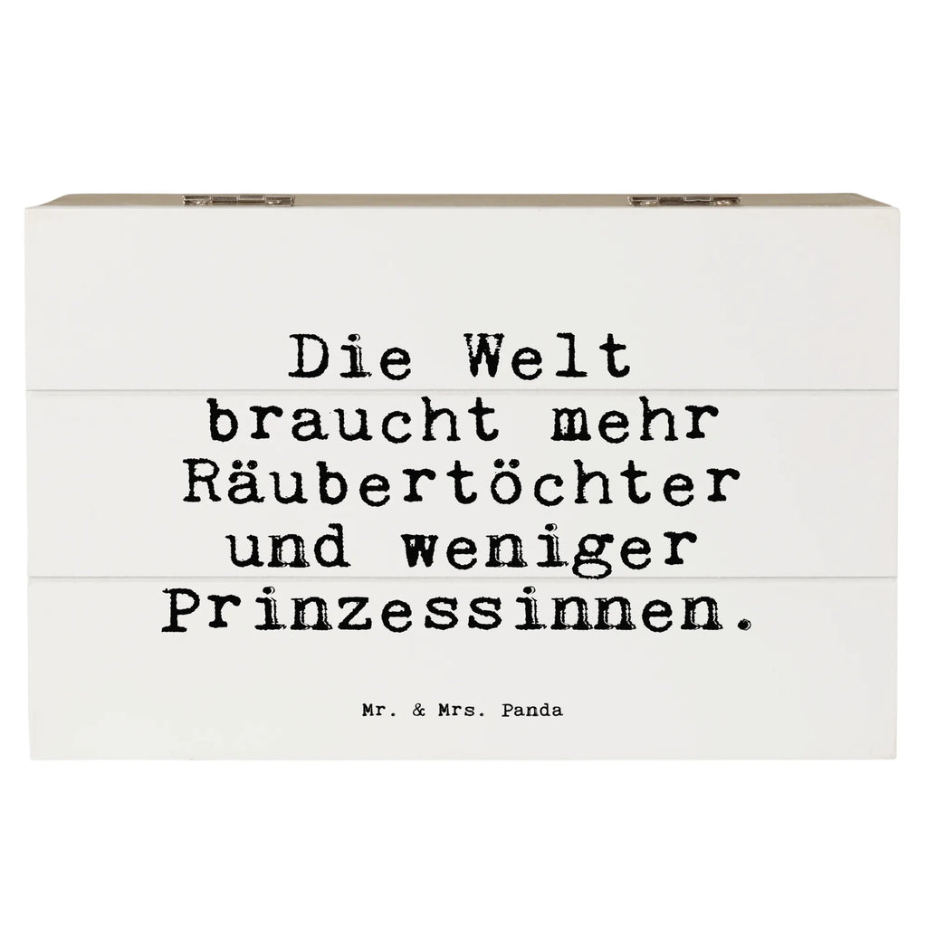 Holzkiste Sprüche und Zitate Die Welt braucht mehr Räubertöchter und weniger Prinzessinnen. Erinnerungsbox, XXL, Truhe, Schatzkiste, Schatulle, Dekokiste, Kiste, Geschenkbox, Aufbewahrungsbox, Erinnerungskiste, Holzkiste, Geschenkdose, Spruch, Sprüche, lustige Sprüche, Weisheiten, Zitate, Spruch Geschenke, Spruch Sprüche Weisheiten Zitate Lustig Weisheit Worte