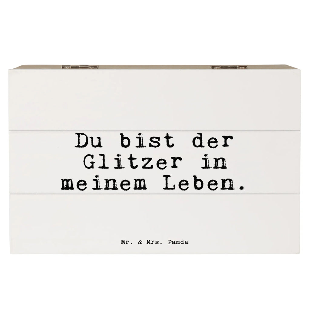 Holzkiste Sprüche und Zitate Du bist der Glitzer in meinem Leben. Geschenkdose, Erinnerungsbox, Aufbewahrungsbox, Schatzkiste, Erinnerungskiste, Dekokiste, Holzkiste, XXL, Geschenkbox, Truhe, Schatulle, Kiste, Spruch, Sprüche, lustige Sprüche, Weisheiten, Zitate, Spruch Geschenke, Spruch Sprüche Weisheiten Zitate Lustig Weisheit Worte