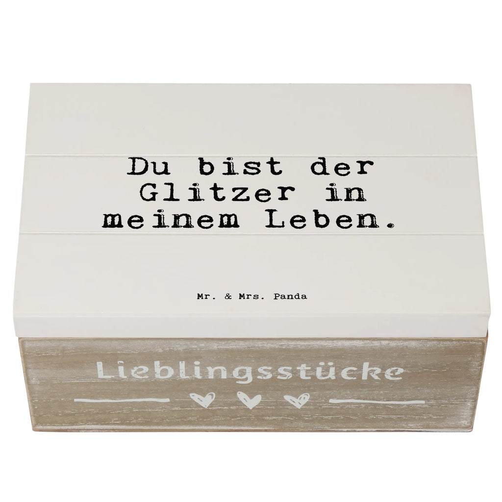 Holzkiste Sprüche und Zitate Du bist der Glitzer in meinem Leben. Geschenkdose, Erinnerungsbox, Aufbewahrungsbox, Schatzkiste, Erinnerungskiste, Dekokiste, Holzkiste, XXL, Geschenkbox, Truhe, Schatulle, Kiste, Spruch, Sprüche, lustige Sprüche, Weisheiten, Zitate, Spruch Geschenke, Spruch Sprüche Weisheiten Zitate Lustig Weisheit Worte