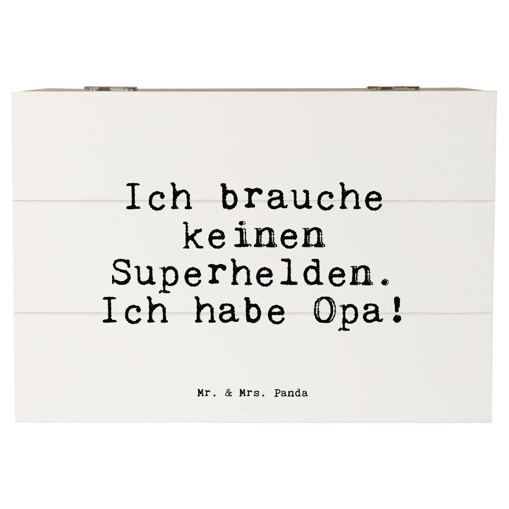 Holzkiste Sprüche und Zitate Ich brauche keinen Superhelden. Ich habe Opa! Dekokiste, Geschenkbox, Erinnerungsbox, Holzkiste, Truhe, Schatzkiste, Schatulle, Erinnerungskiste, Geschenkdose, XXL, Aufbewahrungsbox, Kiste, Spruch, Sprüche, lustige Sprüche, Weisheiten, Zitate, Spruch Geschenke, Spruch Sprüche Weisheiten Zitate Lustig Weisheit Worte