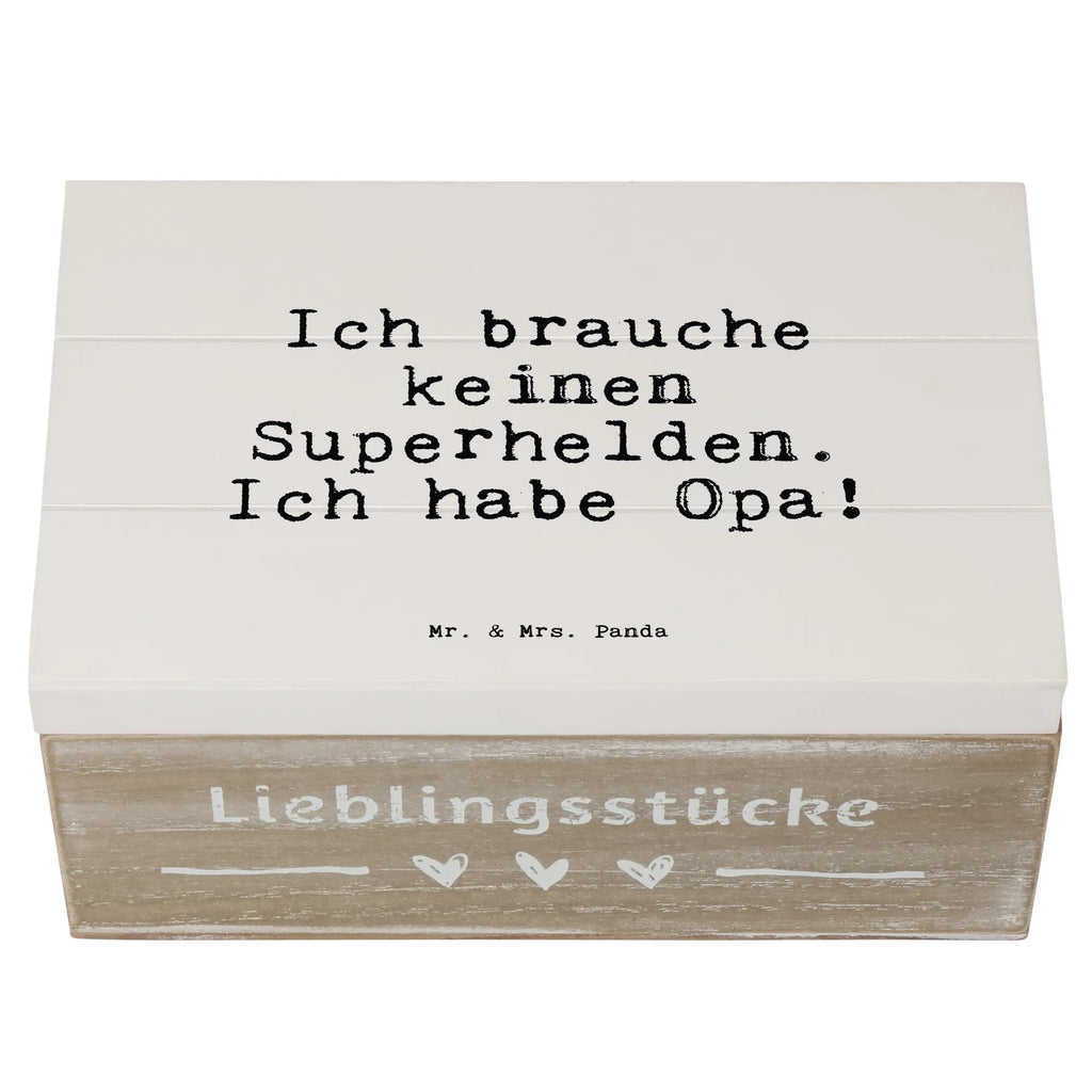 Holzkiste Sprüche und Zitate Ich brauche keinen Superhelden. Ich habe Opa! Dekokiste, Geschenkbox, Erinnerungsbox, Holzkiste, Truhe, Schatzkiste, Schatulle, Erinnerungskiste, Geschenkdose, XXL, Aufbewahrungsbox, Kiste, Spruch, Sprüche, lustige Sprüche, Weisheiten, Zitate, Spruch Geschenke, Spruch Sprüche Weisheiten Zitate Lustig Weisheit Worte
