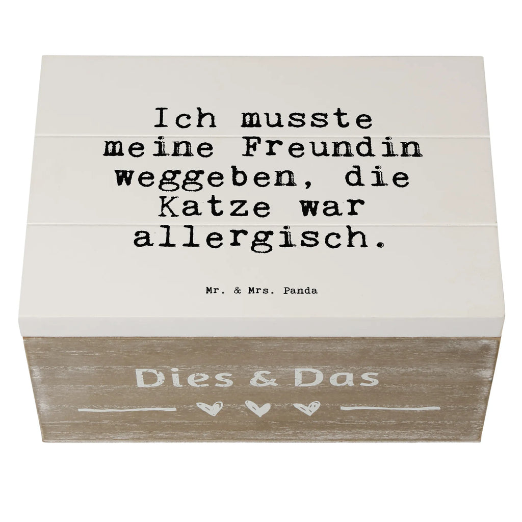 Holzkiste Sprüche und Zitate Ich musste meine Freundin weggeben, die Katze war allergisch. Dekokiste, Geschenkdose, Holzkiste, Schatulle, Aufbewahrungsbox, XXL, Erinnerungskiste, Erinnerungsbox, Kiste, Geschenkbox, Schatzkiste, Truhe, Spruch, Sprüche, lustige Sprüche, Weisheiten, Zitate, Spruch Geschenke, Spruch Sprüche Weisheiten Zitate Lustig Weisheit Worte
