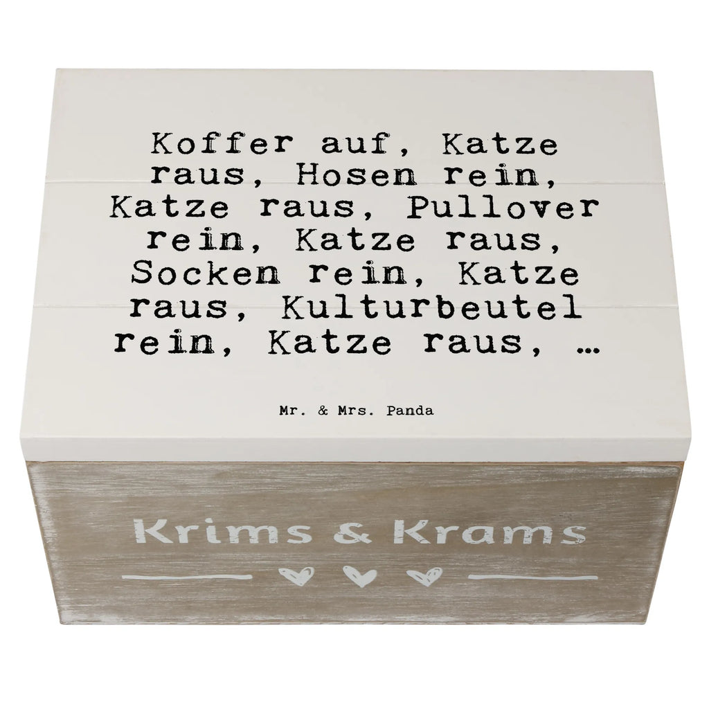 Holzkiste Sprüche und Zitate Koffer auf, Katze raus, Hosen rein, Katze raus, Pullover rein, Katze raus, Socken rein, Katze raus, Kulturbeutel rein, Katze raus, … Erinnerungsbox, Schatzkiste, Aufbewahrungsbox, Kiste, Truhe, Dekokiste, Schatulle, Geschenkbox, Geschenkdose, Erinnerungskiste, XXL, Holzkiste, Spruch, Sprüche, lustige Sprüche, Weisheiten, Zitate, Spruch Geschenke, Spruch Sprüche Weisheiten Zitate Lustig Weisheit Worte