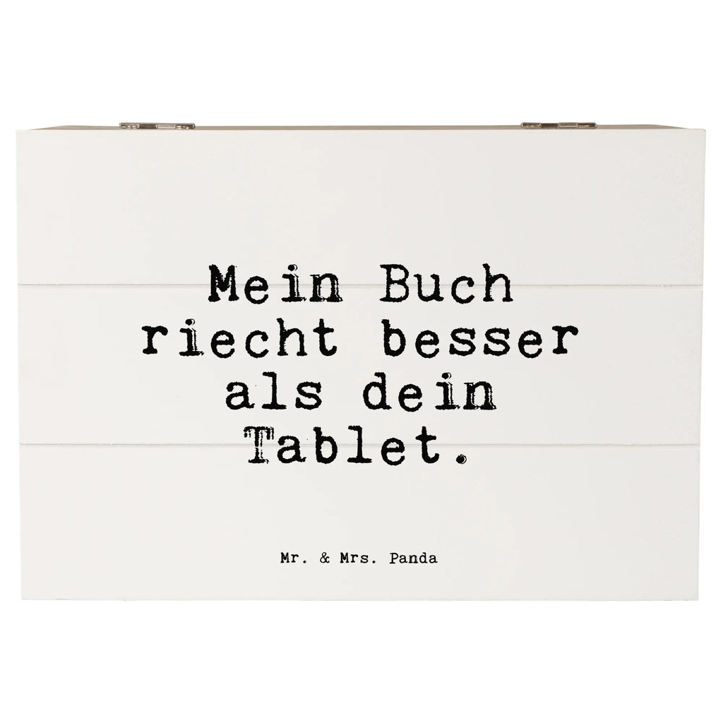 Holzkiste Sprüche und Zitate Mein Buch riecht besser als dein Tablet. Geschenkdose, XXL, Schatzkiste, Holzkiste, Erinnerungsbox, Kiste, Schatulle, Erinnerungskiste, Aufbewahrungsbox, Dekokiste, Geschenkbox, Truhe, Spruch, Sprüche, lustige Sprüche, Weisheiten, Zitate, Spruch Geschenke, Spruch Sprüche Weisheiten Zitate Lustig Weisheit Worte