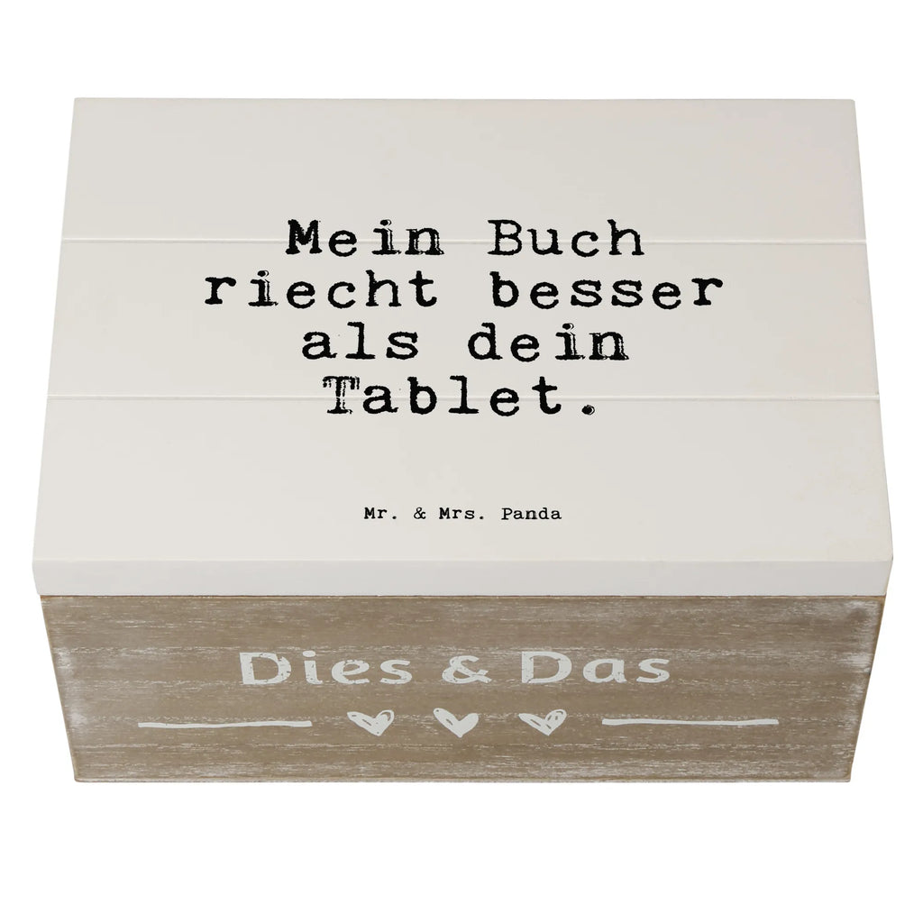 Holzkiste Sprüche und Zitate Mein Buch riecht besser als dein Tablet. Geschenkdose, XXL, Schatzkiste, Holzkiste, Erinnerungsbox, Kiste, Schatulle, Erinnerungskiste, Aufbewahrungsbox, Dekokiste, Geschenkbox, Truhe, Spruch, Sprüche, lustige Sprüche, Weisheiten, Zitate, Spruch Geschenke, Spruch Sprüche Weisheiten Zitate Lustig Weisheit Worte
