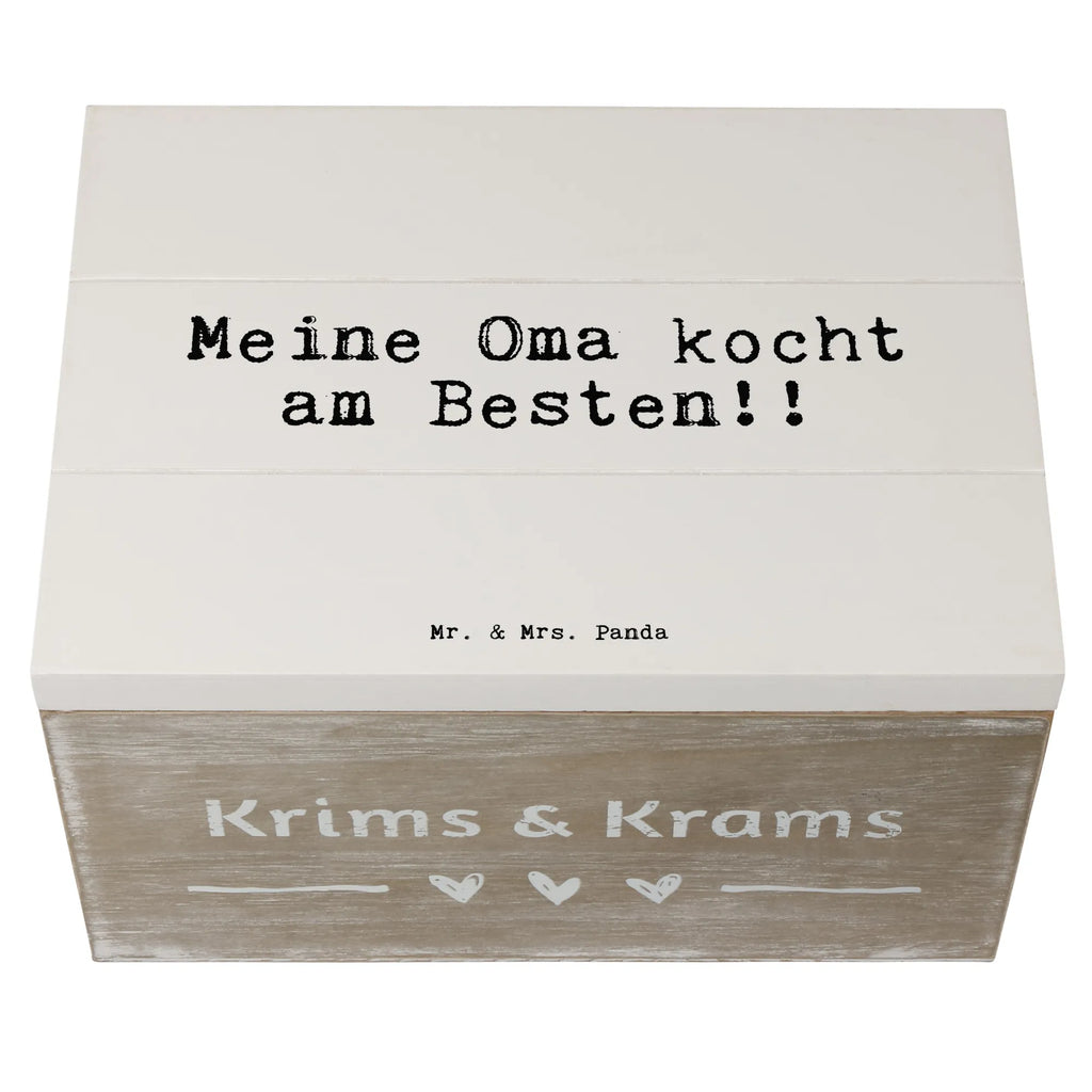 Wooden chest Meine Oma kocht am... casket, chest, decorative box, Wooden box, memory box, XXL, box, storage box, treasure chest, saying, sayings, funny, wisdom, quotes, Sayings Proverbs Wisdom Quotes Funny Wisdom Words