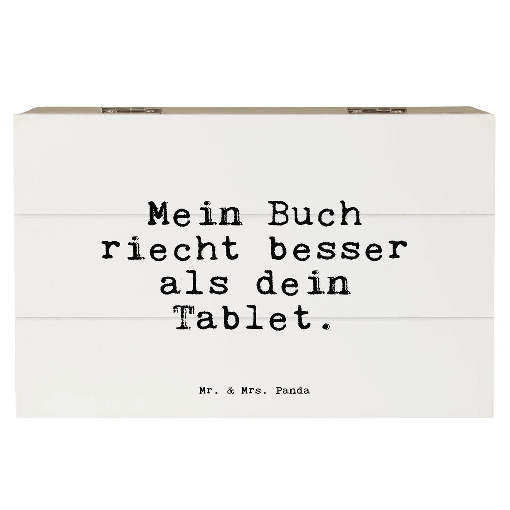 Holzkiste Sprüche und Zitate Mein Buch riecht besser als dein Tablet. Geschenkdose, XXL, Schatzkiste, Holzkiste, Erinnerungsbox, Kiste, Schatulle, Erinnerungskiste, Aufbewahrungsbox, Dekokiste, Geschenkbox, Truhe, Spruch, Sprüche, lustige Sprüche, Weisheiten, Zitate, Spruch Geschenke, Spruch Sprüche Weisheiten Zitate Lustig Weisheit Worte