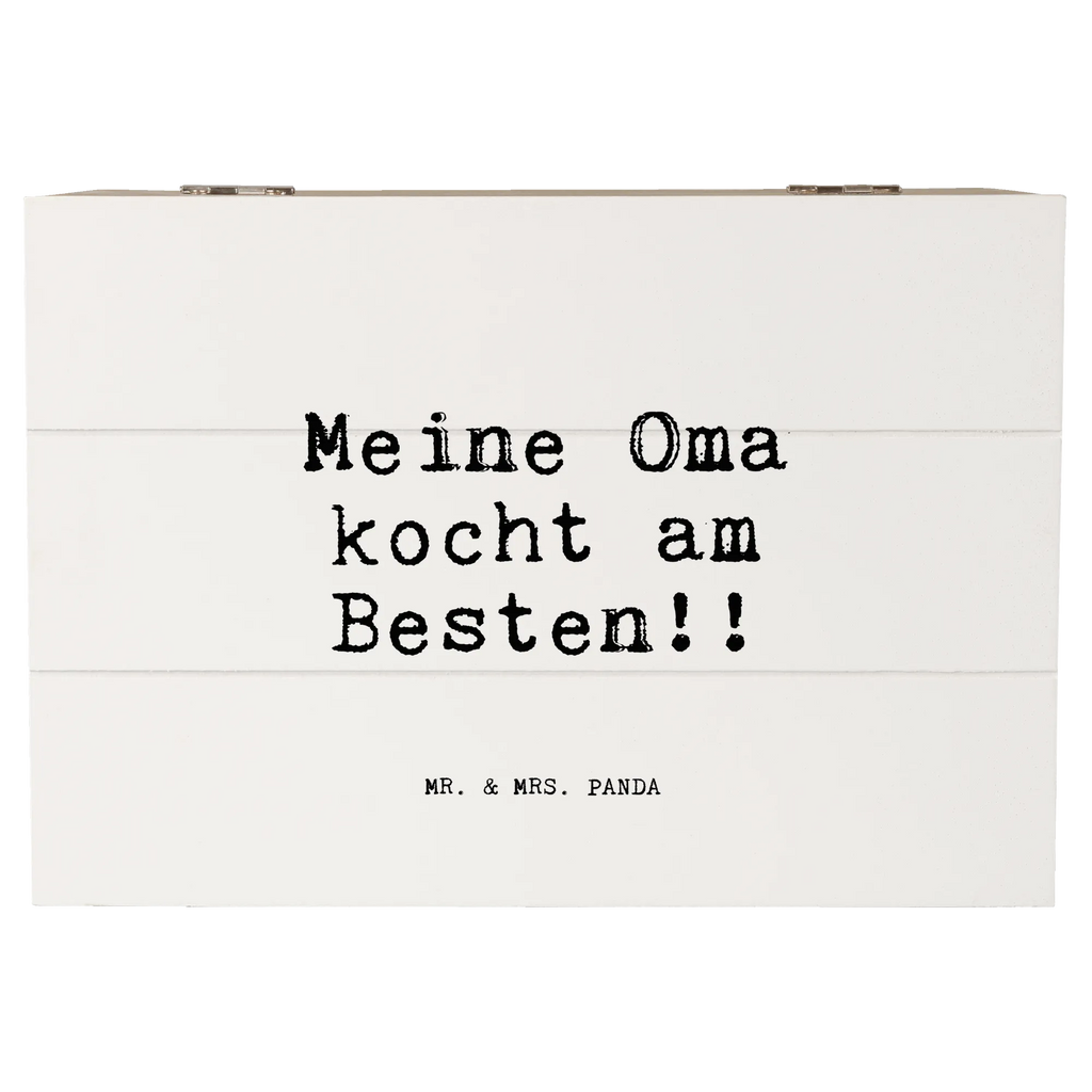 Wooden chest Meine Oma kocht am... casket, chest, decorative box, Wooden box, memory box, XXL, box, storage box, treasure chest, saying, sayings, funny, wisdom, quotes, Sayings Proverbs Wisdom Quotes Funny Wisdom Words