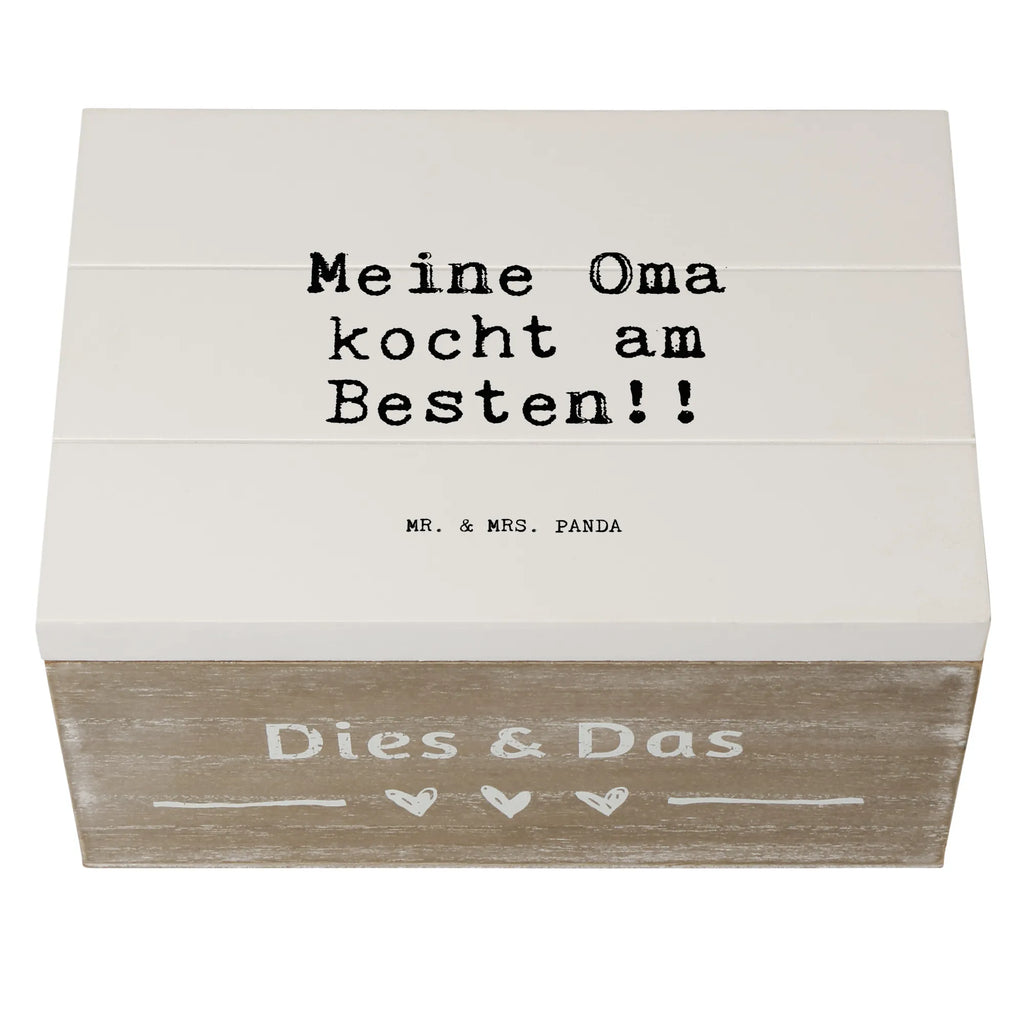 Wooden chest Meine Oma kocht am... casket, chest, decorative box, Wooden box, memory box, XXL, box, storage box, treasure chest, saying, sayings, funny, wisdom, quotes, Sayings Proverbs Wisdom Quotes Funny Wisdom Words