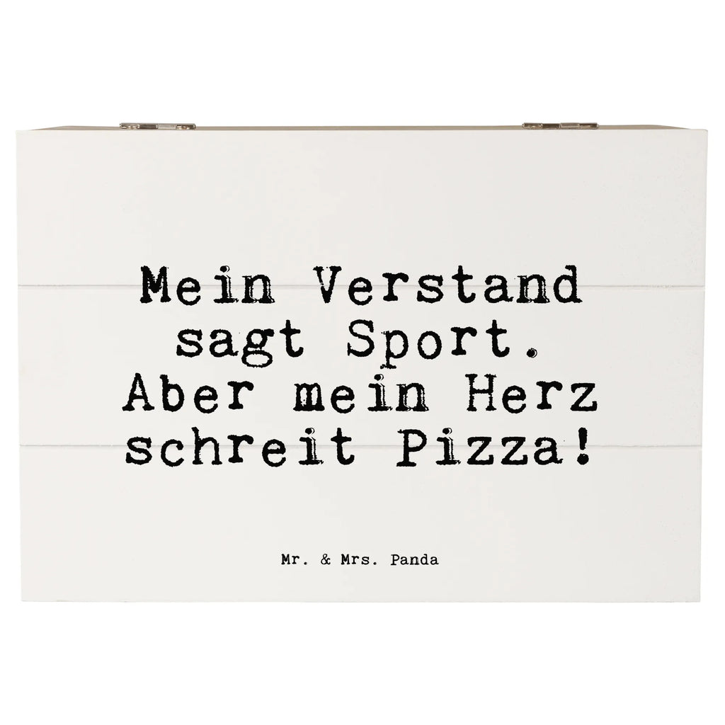 Holzkiste Sprüche und Zitate Mein Verstand sagt Sport. Aber mein Herz schreit Pizza! Erinnerungsbox, Truhe, Holzkiste, Aufbewahrungsbox, Dekokiste, XXL, Schatzkiste, Erinnerungskiste, Schatulle, Geschenkdose, Geschenkbox, Kiste, Spruch, Sprüche, lustige Sprüche, Weisheiten, Zitate, Spruch Geschenke, Spruch Sprüche Weisheiten Zitate Lustig Weisheit Worte