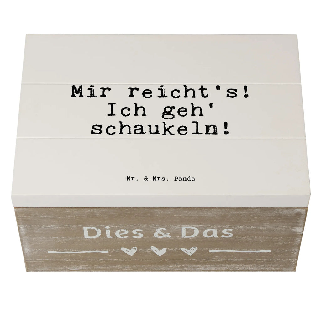 Wooden chest Mir reicht's! Ich geh'... Truhe, Kiste, Geschenkdose, Erinnerungskiste, XXL, Schatzkiste, Geschenkbox, Dekokiste, Aufbewahrungsbox, Schatulle, Erinnerungsbox, Holzkiste, Spruch, Sprüche, lustige Sprüche, Weisheiten, Zitate, Spruch Geschenke, Spruch Sprüche Weisheiten Zitate Lustig Weisheit Worte