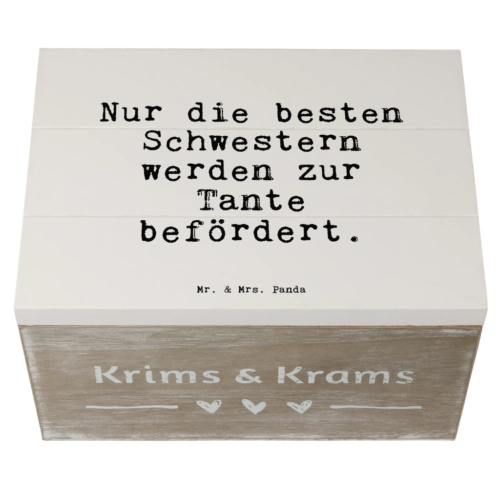 Wooden chest Nur die besten Schwestern... Dekokiste, Geschenkdose, Schatulle, Aufbewahrungsbox, Erinnerungskiste, Holzkiste, XXL, Geschenkbox, Kiste, Schatzkiste, Truhe, Erinnerungsbox, Spruch, Sprüche, lustige Sprüche, Weisheiten, Zitate, Spruch Geschenke, Spruch Sprüche Weisheiten Zitate Lustig Weisheit Worte