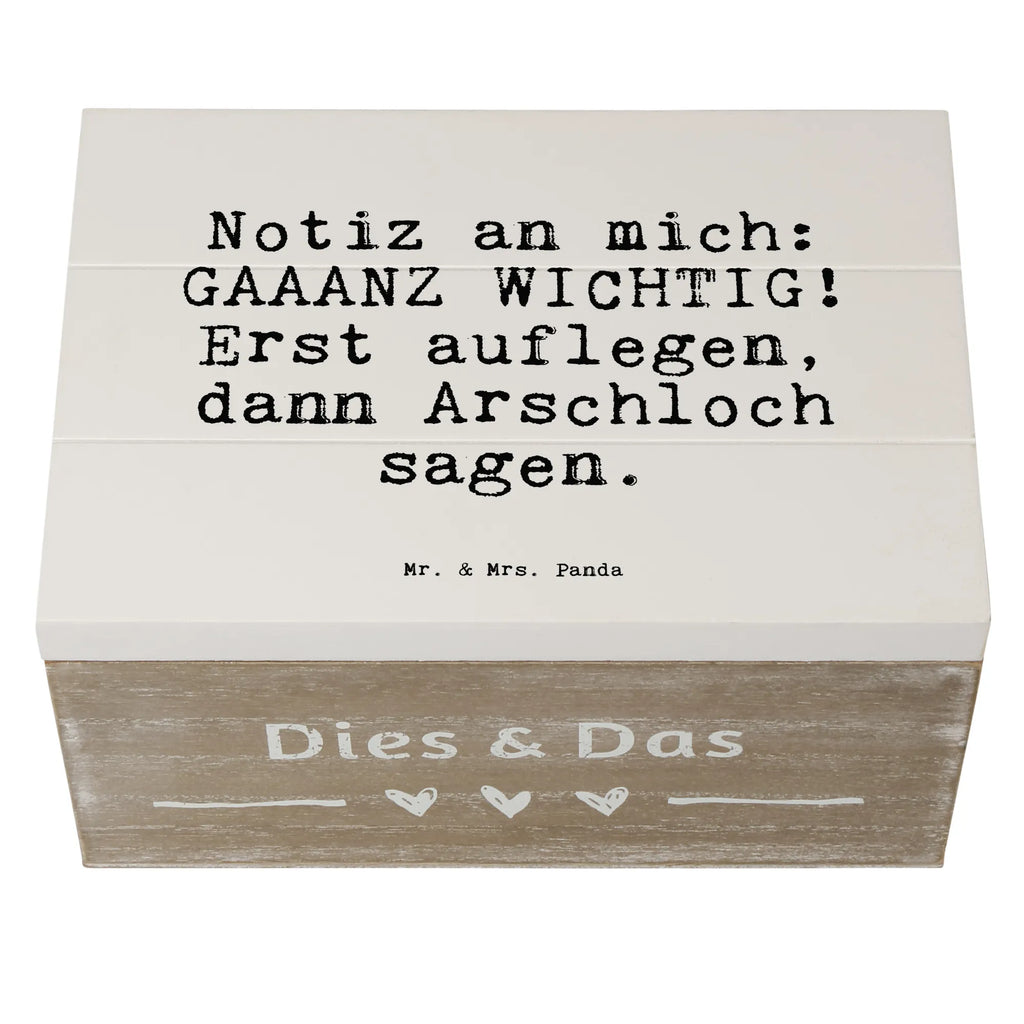 Holzkiste Sprüche und Zitate Notiz an mich: GAAANZ WICHTIG! Erst auflegen, dann Arschloch sagen. Holzkisten, Holzbox, holzkästchen, Holzkiste mit Deckel, box holz, aufbewahrungskisten, Holzbox mit Deckel, holzschatulle, truhe holz, aufbewahrungstruhe, holzschachtel, Aufbewahrungsbox aus Holz, kiste holz, Aufbewahrungsbox, Holztruhe, Aufbewahrungskiste, holztruhen, Holzboxen, aufbewahrungskiste mit deckel, Box aus Holz, Holz Aufbewahrungsbox, Holzkiste, Schatulle, aufbewahrungsboxen, Aufbewahrungsbox Holz, Sprüche, Lustige Sprüche, Weisheiten, Zitate, Spruch, Spruch Geschenke, Spruch Sprüche Weisheiten Zitate Lustig Weisheit Worte