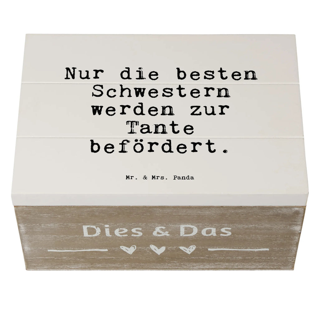 Wooden chest Nur die besten Schwestern... Dekokiste, Geschenkdose, Schatulle, Aufbewahrungsbox, Erinnerungskiste, Holzkiste, XXL, Geschenkbox, Kiste, Schatzkiste, Truhe, Erinnerungsbox, Spruch, Sprüche, lustige Sprüche, Weisheiten, Zitate, Spruch Geschenke, Spruch Sprüche Weisheiten Zitate Lustig Weisheit Worte