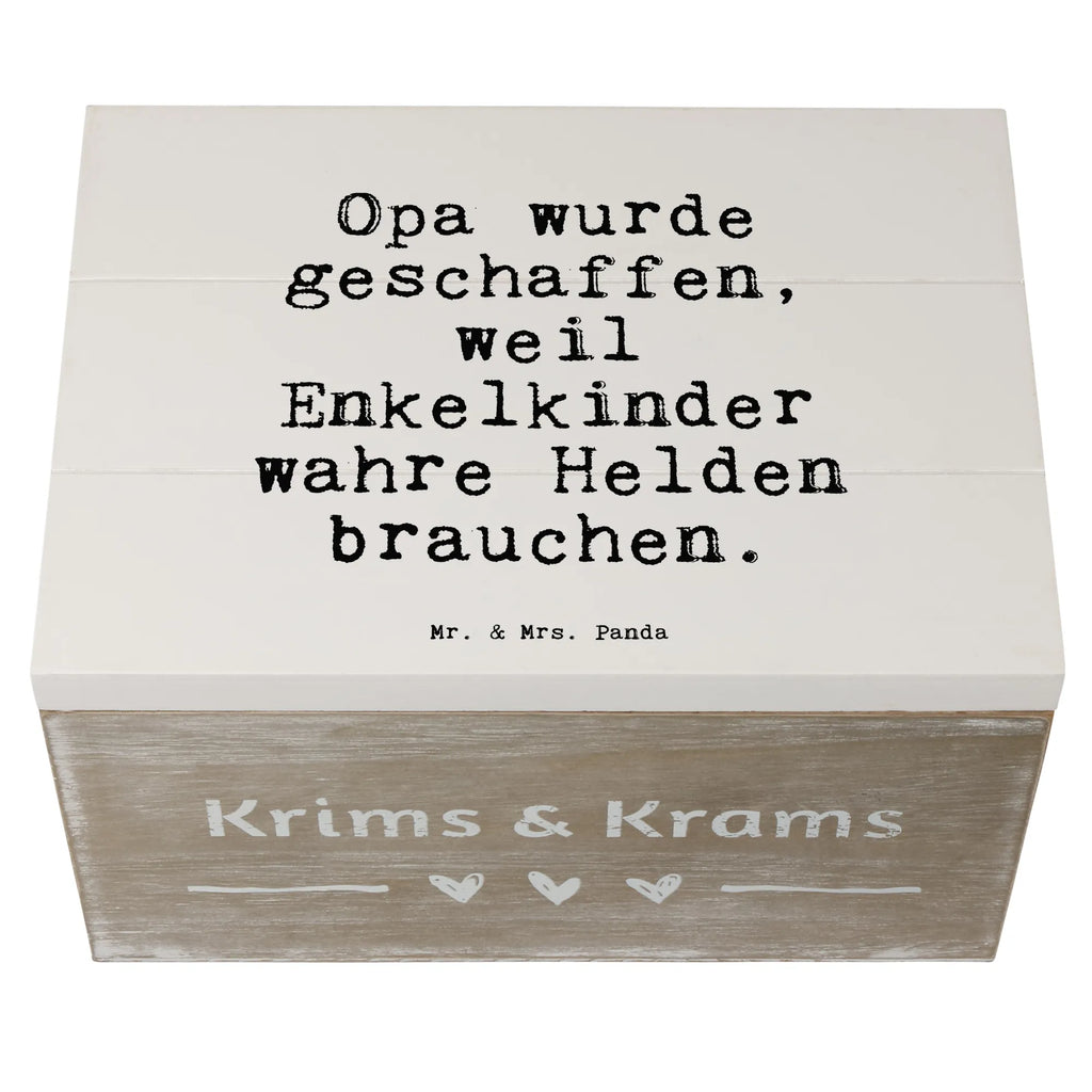 Holzkiste Sprüche und Zitate Opa wurde geschaffen, weil Enkelkinder wahre Helden brauchen. Dekokiste, Schatzkiste, Truhe, Schatulle, Geschenkdose, Aufbewahrungsbox, Kiste, XXL, Erinnerungskiste, Geschenkbox, Erinnerungsbox, Holzkiste, Spruch, Sprüche, lustige Sprüche, Weisheiten, Zitate, Spruch Geschenke, Spruch Sprüche Weisheiten Zitate Lustig Weisheit Worte