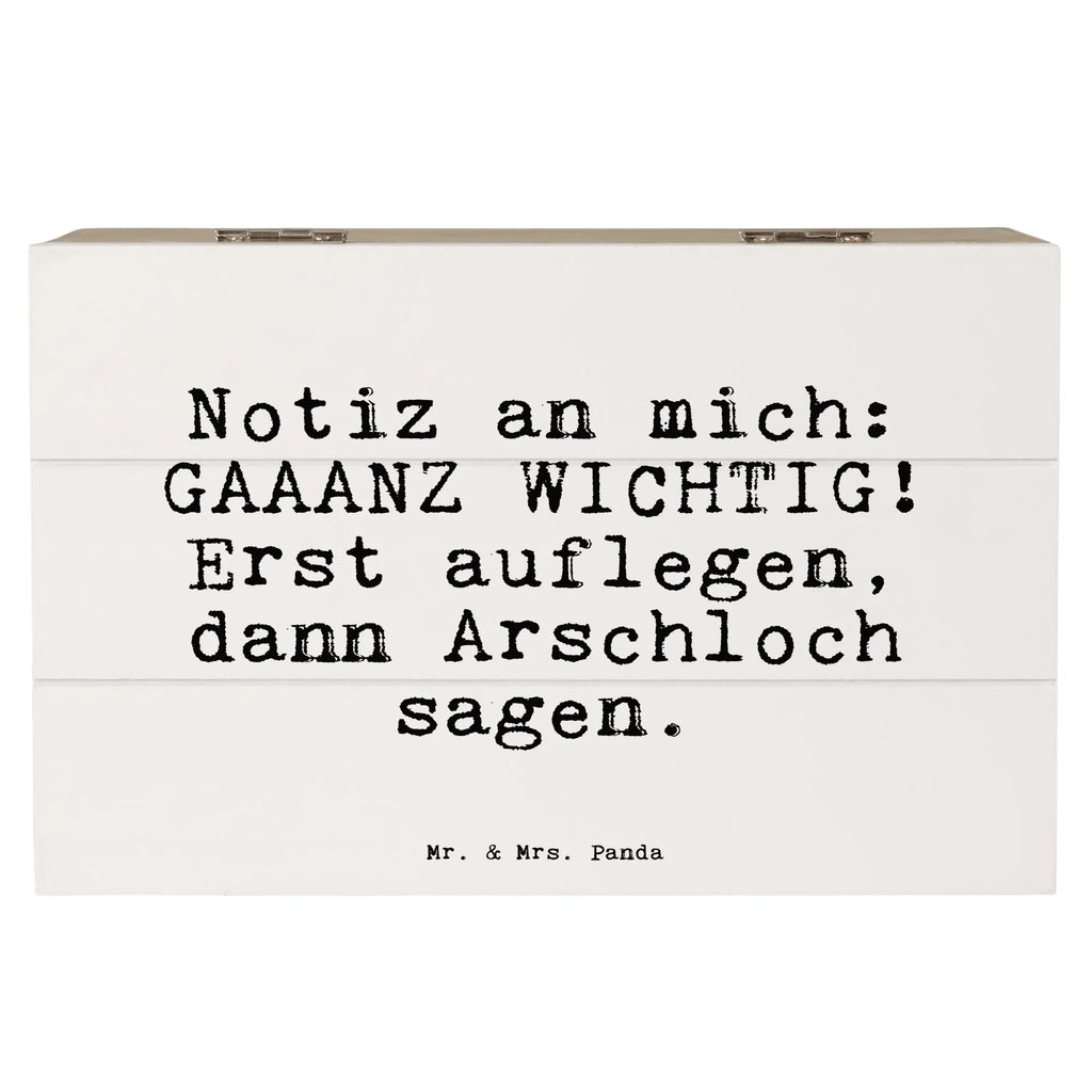 Holzkiste Sprüche und Zitate Notiz an mich: GAAANZ WICHTIG! Erst auflegen, dann Arschloch sagen. Holzkisten, Holzbox, holzkästchen, Holzkiste mit Deckel, box holz, aufbewahrungskisten, Holzbox mit Deckel, holzschatulle, truhe holz, aufbewahrungstruhe, holzschachtel, Aufbewahrungsbox aus Holz, kiste holz, Aufbewahrungsbox, Holztruhe, Aufbewahrungskiste, holztruhen, Holzboxen, aufbewahrungskiste mit deckel, Box aus Holz, Holz Aufbewahrungsbox, Holzkiste, Schatulle, aufbewahrungsboxen, Aufbewahrungsbox Holz, Sprüche, Lustige Sprüche, Weisheiten, Zitate, Spruch, Spruch Geschenke, Spruch Sprüche Weisheiten Zitate Lustig Weisheit Worte