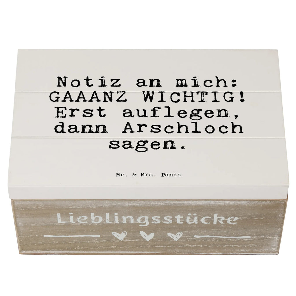 Holzkiste Sprüche und Zitate Notiz an mich: GAAANZ WICHTIG! Erst auflegen, dann Arschloch sagen. Holzkisten, Holzbox, holzkästchen, Holzkiste mit Deckel, box holz, aufbewahrungskisten, Holzbox mit Deckel, holzschatulle, truhe holz, aufbewahrungstruhe, holzschachtel, Aufbewahrungsbox aus Holz, kiste holz, Aufbewahrungsbox, Holztruhe, Aufbewahrungskiste, holztruhen, Holzboxen, aufbewahrungskiste mit deckel, Box aus Holz, Holz Aufbewahrungsbox, Holzkiste, Schatulle, aufbewahrungsboxen, Aufbewahrungsbox Holz, Sprüche, Lustige Sprüche, Weisheiten, Zitate, Spruch, Spruch Geschenke, Spruch Sprüche Weisheiten Zitate Lustig Weisheit Worte