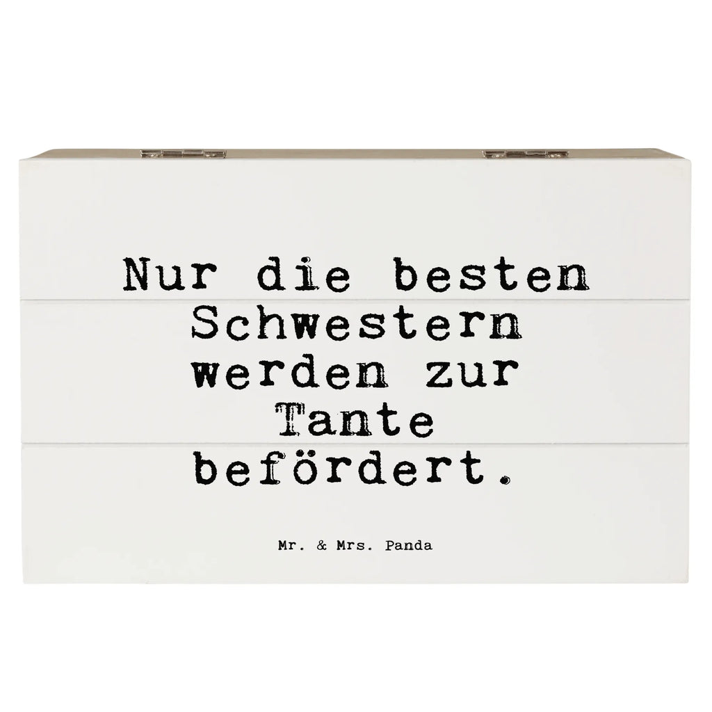 Wooden chest Nur die besten Schwestern... Dekokiste, Geschenkdose, Schatulle, Aufbewahrungsbox, Erinnerungskiste, Holzkiste, XXL, Geschenkbox, Kiste, Schatzkiste, Truhe, Erinnerungsbox, Spruch, Sprüche, lustige Sprüche, Weisheiten, Zitate, Spruch Geschenke, Spruch Sprüche Weisheiten Zitate Lustig Weisheit Worte