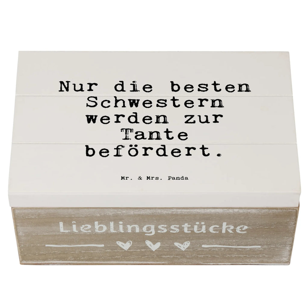 Wooden chest Nur die besten Schwestern... Dekokiste, Geschenkdose, Schatulle, Aufbewahrungsbox, Erinnerungskiste, Holzkiste, XXL, Geschenkbox, Kiste, Schatzkiste, Truhe, Erinnerungsbox, Spruch, Sprüche, lustige Sprüche, Weisheiten, Zitate, Spruch Geschenke, Spruch Sprüche Weisheiten Zitate Lustig Weisheit Worte