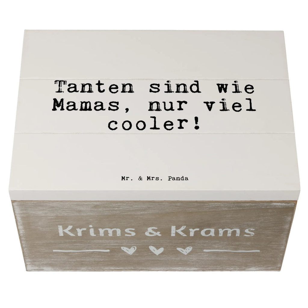 Skrzynia drewniana Tanten sind wie Mamas,... Schatulle, Truhe, Schatzkiste, Geschenkdose, Kiste, Dekokiste, Geschenkbox, Erinnerungsbox, Erinnerungskiste, XXL, Holzkiste, Aufbewahrungsbox, Spruch, Sprüche, lustige Sprüche, Weisheiten, Zitate, Spruch Geschenke, Spruch Sprüche Weisheiten Zitate Lustig Weisheit Worte