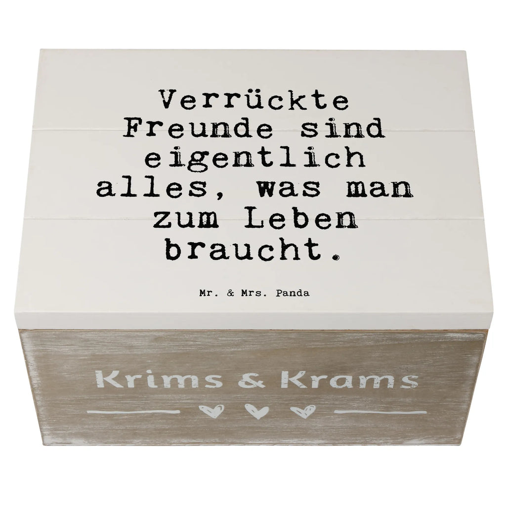 Holzkiste Sprüche und Zitate Verrückte Freunde sind eigentlich alles, was man zum Leben braucht. Holz Aufbewahrungsbox, holzschatulle, Aufbewahrungskiste, Aufbewahrungsbox aus Holz, Schatulle, Box aus Holz, box holz, aufbewahrungskiste mit deckel, Holzbox mit Deckel, holztruhen, Aufbewahrungsbox, truhe holz, holzschachtel, aufbewahrungsboxen, holzkästchen, Holzkiste, aufbewahrungskisten, kiste holz, Holzbox, Holztruhe, Holzkisten, Holzkiste mit Deckel, Aufbewahrungsbox Holz, aufbewahrungstruhe, Holzboxen, Sprüche, Lustige Sprüche, Weisheiten, Zitate, Spruch, Spruch Geschenke, Spruch Sprüche Weisheiten Zitate Lustig Weisheit Worte
