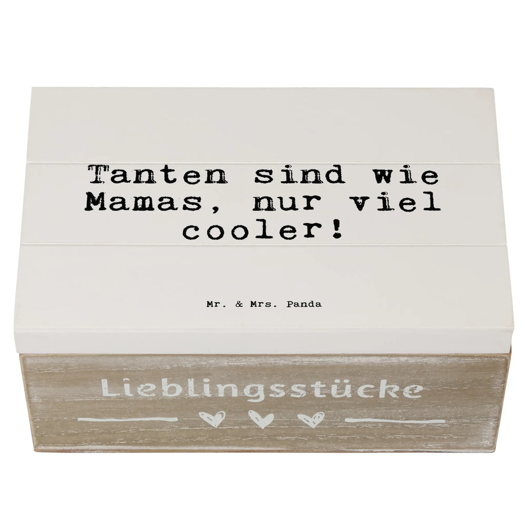 Skrzynia drewniana Tanten sind wie Mamas,... Schatulle, Truhe, Schatzkiste, Geschenkdose, Kiste, Dekokiste, Geschenkbox, Erinnerungsbox, Erinnerungskiste, XXL, Holzkiste, Aufbewahrungsbox, Spruch, Sprüche, lustige Sprüche, Weisheiten, Zitate, Spruch Geschenke, Spruch Sprüche Weisheiten Zitate Lustig Weisheit Worte