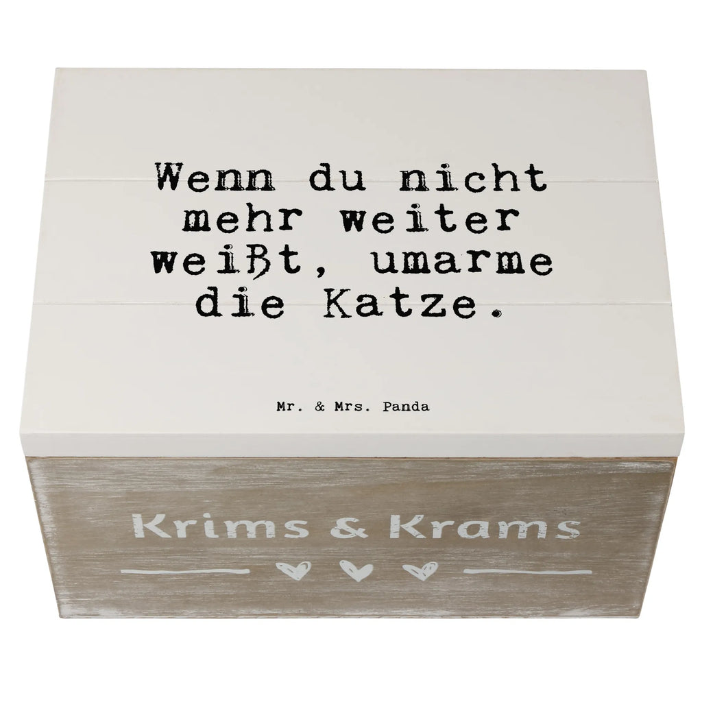 Holzkiste Sprüche und Zitate Wenn du nicht mehr weiter weißt, umarme die Katze. Kiste, Schatulle, Dekokiste, Erinnerungsbox, Holzkiste, Aufbewahrungsbox, Schatzkiste, XXL, Erinnerungskiste, Geschenkbox, Truhe, Geschenkdose, Spruch, Sprüche, lustige Sprüche, Weisheiten, Zitate, Spruch Geschenke, Spruch Sprüche Weisheiten Zitate Lustig Weisheit Worte