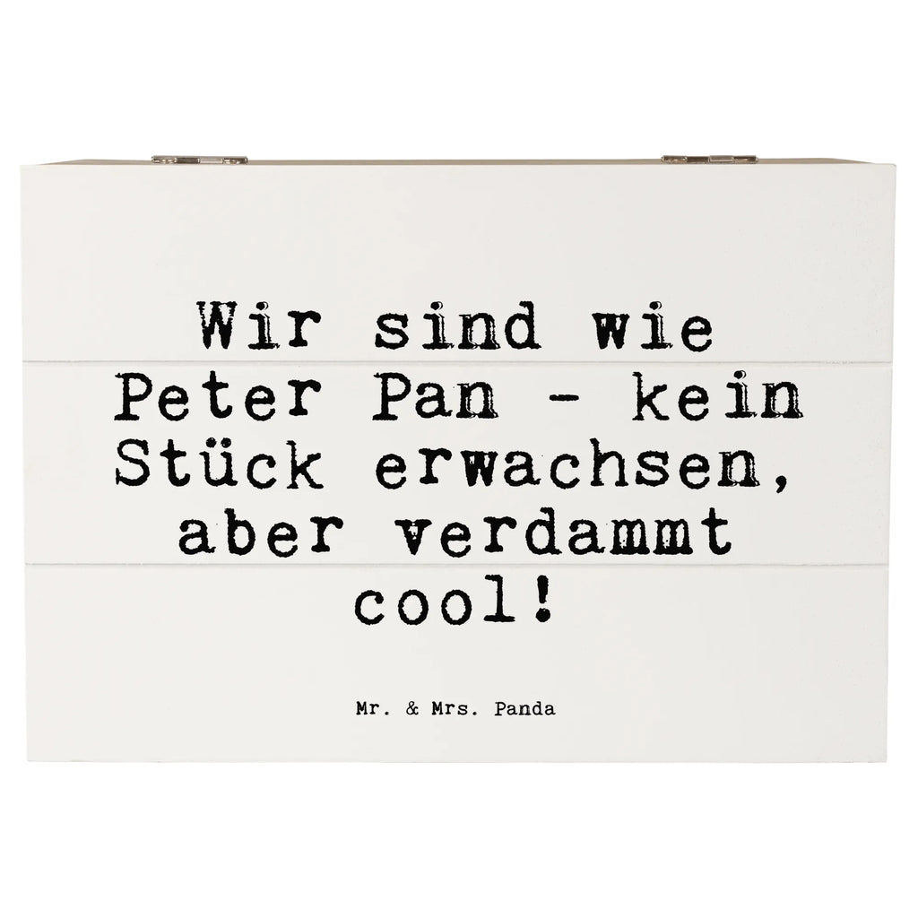 Holzkiste Sprüche und Zitate Wir sind wie Peter Pan - kein Stück erwachsen, aber verdammt cool! Holz Aufbewahrungsbox, Holzbox mit Deckel, Holzkisten, Aufbewahrungsbox aus Holz, holzkästchen, Holzboxen, Schatulle, truhe holz, holzschatulle, Holzkiste, Aufbewahrungsbox Holz, holzschachtel, box holz, aufbewahrungstruhe, Holzbox, kiste holz, Holzkiste mit Deckel, Aufbewahrungskiste, holztruhen, aufbewahrungskiste mit deckel, aufbewahrungsboxen, Holztruhe, aufbewahrungskisten, Aufbewahrungsbox, Box aus Holz, Sprüche, Lustige Sprüche, Weisheiten, Zitate, Spruch, Spruch Geschenke, Spruch Sprüche Weisheiten Zitate Lustig Weisheit Worte