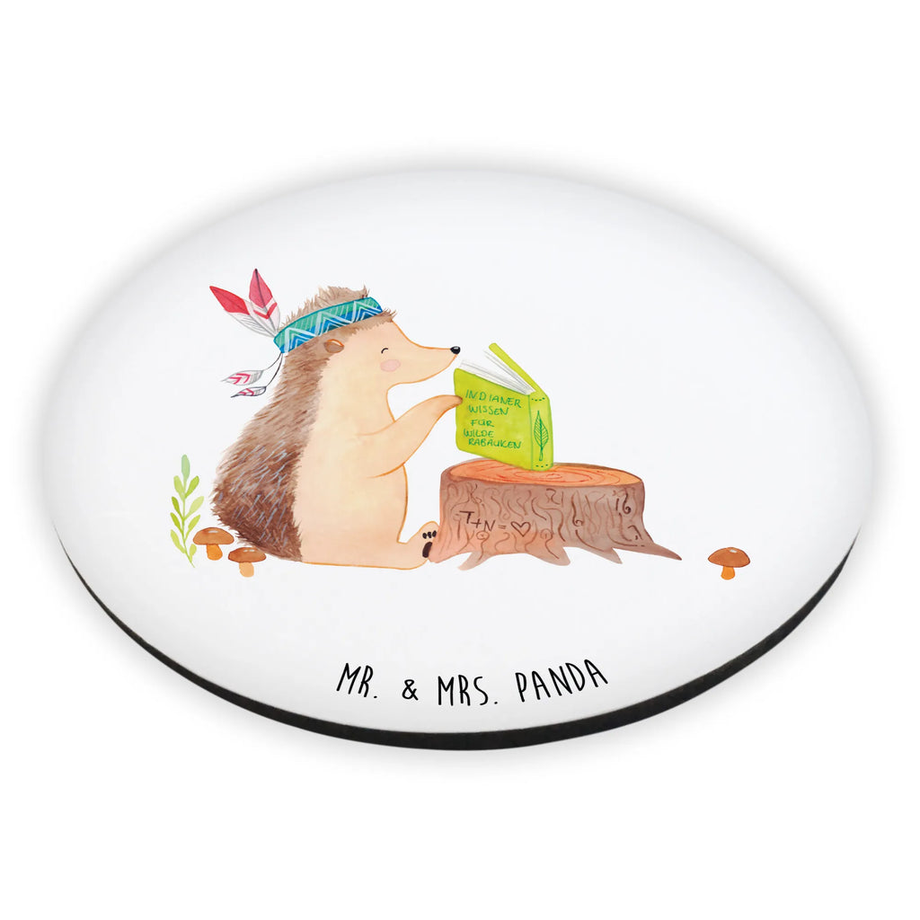 Okrągły magnes jeż Ozdoba z piór kühlschrankmagnete, Kühlschrankmagnet, rundmagnet, magnete, Waldtiere, Tiere, Camping, Lagerfeuer, Indianer, Abenteuer, Igel