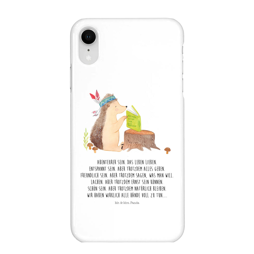 Handyhülle Igel Federschmuck Handy Case, Cover, Handyhülle, Iphone X, Hülle, Handy, Iphone 10, Handycover, Waldtiere, Tiere, Camping, Lagerfeuer, Igel, Indianer, Abenteuer