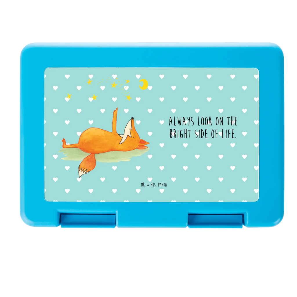 Brotdose Fuchs Sterne Brotbox, Snackbox, Lunch box, Butterbrotdose, Brotzeitbox, Fuchs, Füchse, tröstende Worte, Spruch positiv, Spruch schön, Romantik, Always Look on the Bright Side of Life