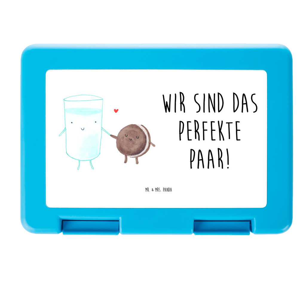 Pudełko na kanapki mleko ciastko Brotbox, Snackbox, Lunch box, Butterbrotdose, Brotzeitbox, Tiermotive, Gute Laune, lustige Sprüche, Tiere, Milk, Cookie, Milch, Keks, Kekse, Kaffee, Einladung Frühstück, Motiv süß, romantisch, perfektes Paar