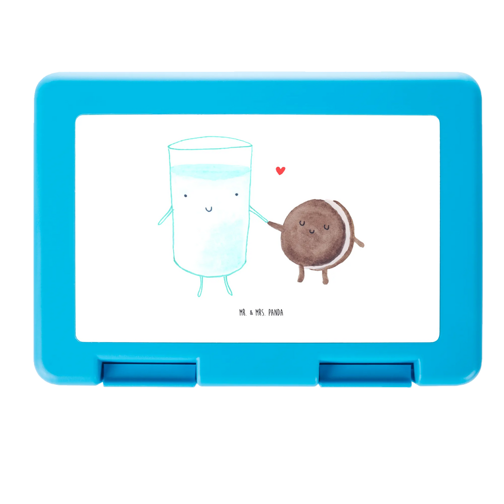 Pudełko na kanapki mleko ciastko Brotbox, Snackbox, Lunch box, Butterbrotdose, Brotzeitbox, Tiermotive, Gute Laune, lustige Sprüche, Tiere, Milk, Cookie, Milch, Keks, Kekse, Kaffee, Einladung Frühstück, Motiv süß, romantisch, perfektes Paar