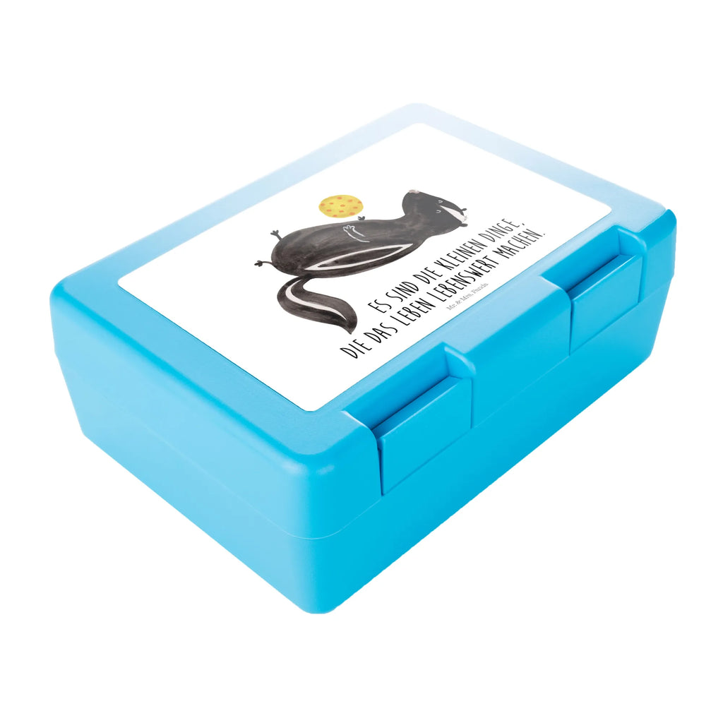 Pudełko na kanapki skunks piłka Brotbox, Snackbox, Lunch box, Butterbrotdose, Brotzeitbox, Stinktier, Skunk, Wildtier, Raubtier, Stinker, Stinki, verspielt, Weisheit