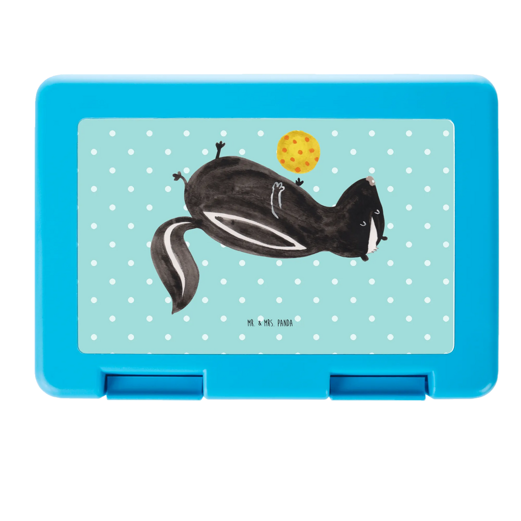 Pudełko na kanapki skunks piłka Brotbox, Snackbox, Lunch box, Butterbrotdose, Brotzeitbox, Stinktier, Skunk, Wildtier, Raubtier, Stinker, Stinki, verspielt, Weisheit