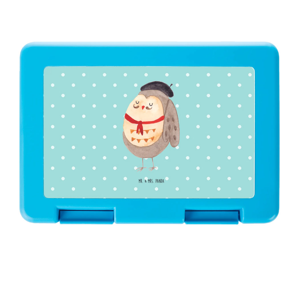 Lunch box Owl France Brotbox, Snackbox, Lunch box, Butterbrotdose, Brotzeitbox, Eule, Eulen, Eule Deko, Owl, hibou, La vie est belle, das Leben ist schön, Spruch schön, Spruch Französisch, Frankreich