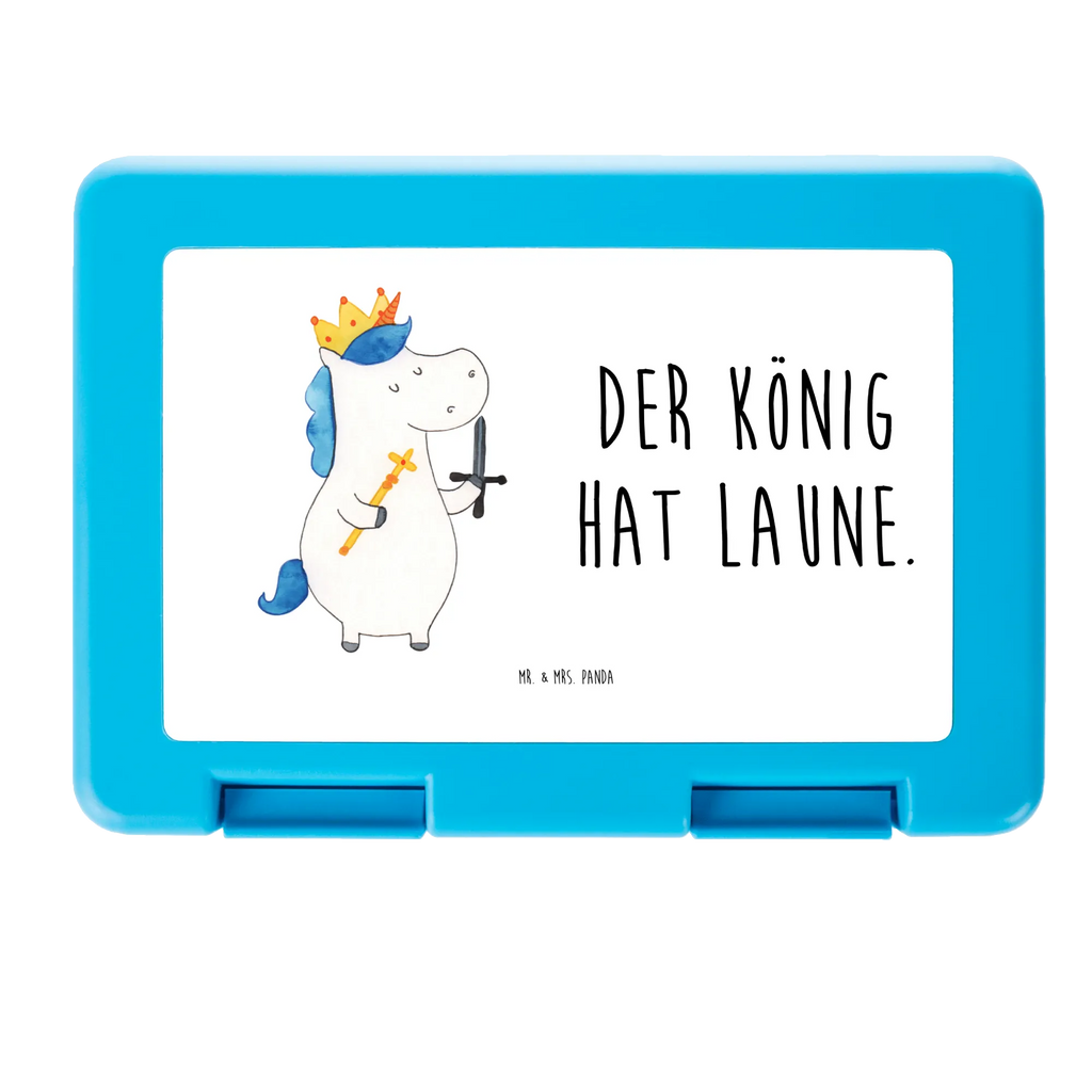 Pudełko na kanapki jednorożec Król z mieczem Brotbox, Snackbox, Lunch box, Butterbrotdose, Brotzeitbox, Einhorn, Einhörner, Einhorn Deko, Unicorn, König, Ritter, Mittelalter