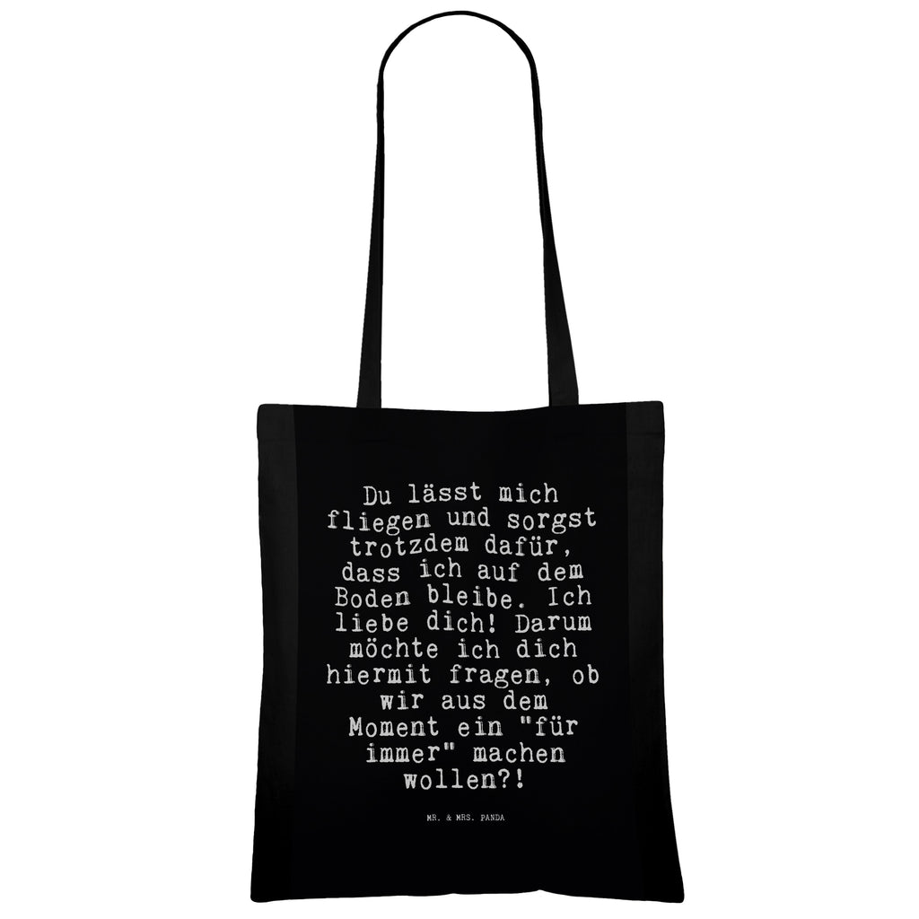 Tote bag Du lässt mich fliegen... shopping bag, cotton bag, shoulder bag, Carrier bag, shopper, pouch, bag, jute bag, cloth bag, saying, sayings, funny, wisdom, quotes, Sayings Proverbs Wisdom Quotes Funny Wisdom Words