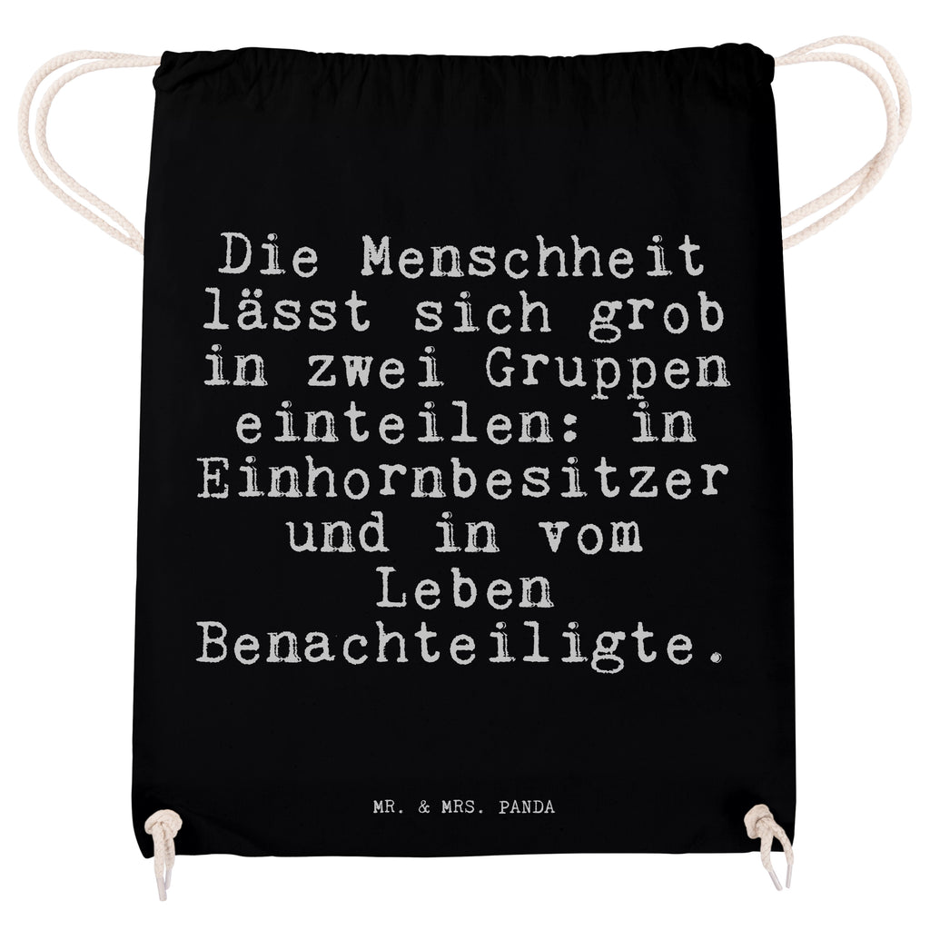 Drawstring bag Die Menschheit lässt sich... sports bag, bag, gym bag, hipster, jute bag, carrier bag, saying, sayings, funny, wisdom, quotes, Sayings Proverbs Wisdom Quotes Funny Wisdom Words