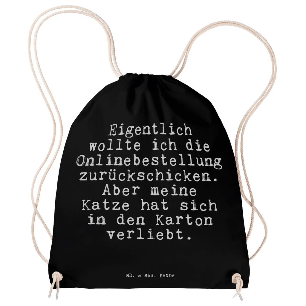 Drawstring bag Eigentlich wollte ich die... hipster, carrier bag, sports bag, gym bag, jute bag, bag, saying, sayings, funny, wisdom, quotes, Sayings Proverbs Wisdom Quotes Funny Wisdom Words