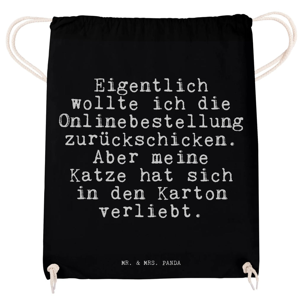 Drawstring bag Eigentlich wollte ich die... hipster, carrier bag, sports bag, gym bag, jute bag, bag, saying, sayings, funny, wisdom, quotes, Sayings Proverbs Wisdom Quotes Funny Wisdom Words