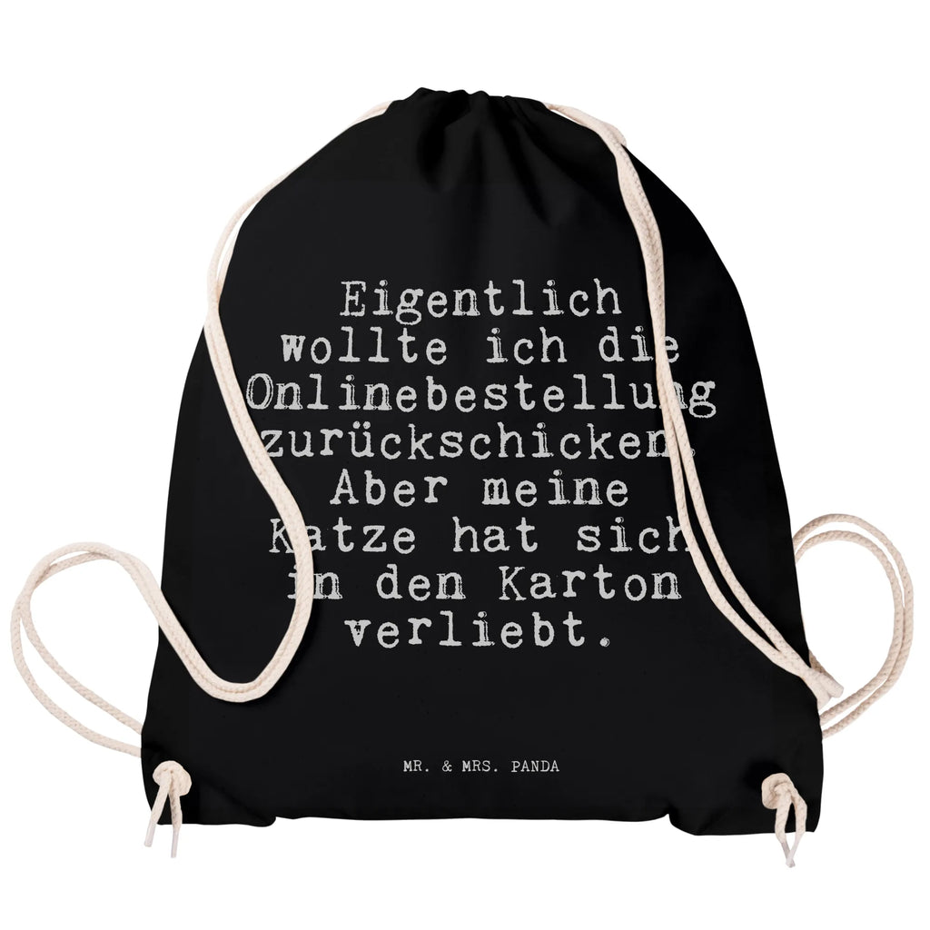 Drawstring bag Eigentlich wollte ich die... hipster, carrier bag, sports bag, gym bag, jute bag, bag, saying, sayings, funny, wisdom, quotes, Sayings Proverbs Wisdom Quotes Funny Wisdom Words